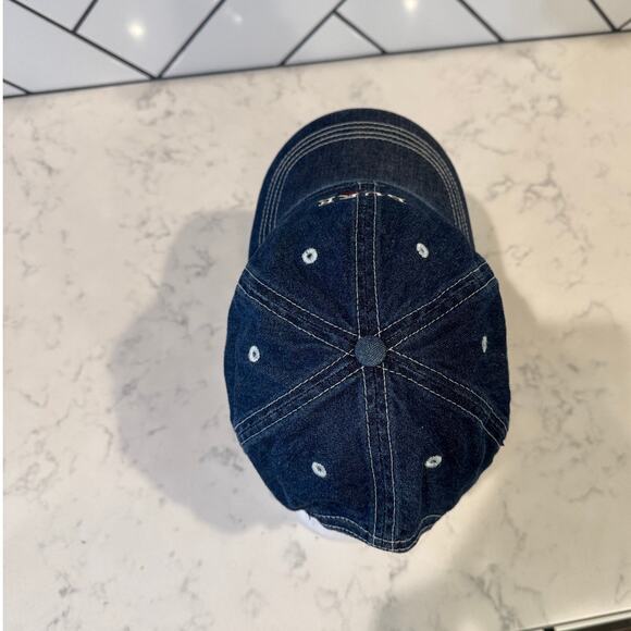 Duke University Blue Devils adjustable denim baseball cap American flag design - Picture 5 of 8